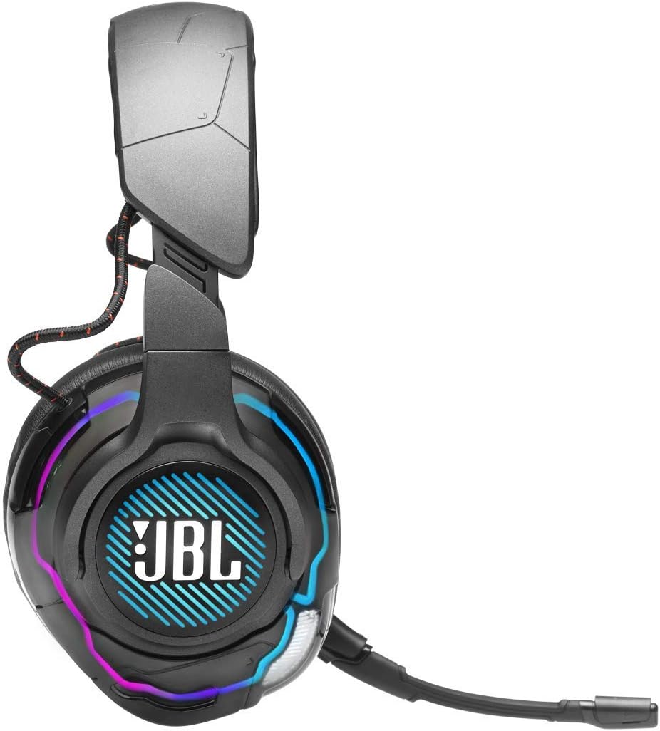 JBL Quantum One - USB wired over-ear professional gaming headset with head-tracking enhanced JBL QuantumSPHERE 360, Active noise cancelling and Hi-Res certified sound (Black)