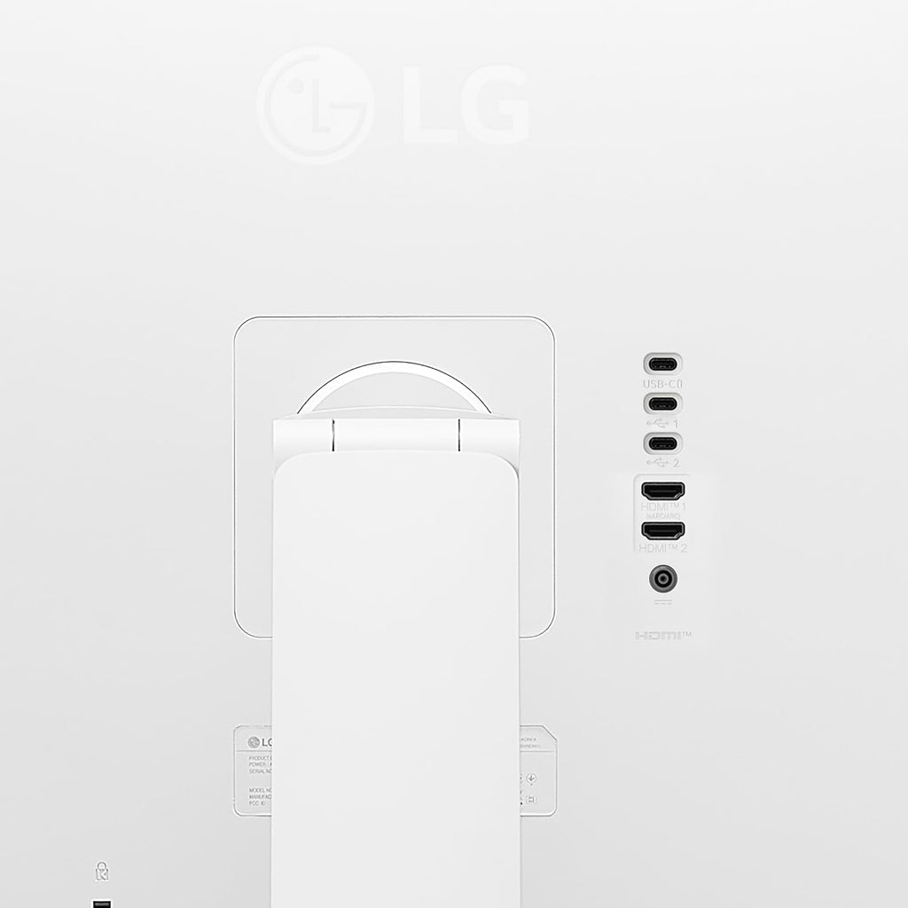 LG Smart Monitor Swing 32U889SA-W 32-Inch 4K UHD (3840x2160) IPS Touchscreen on a Fully Adjustable Wheeled Base HDR10, webOS, Built-in Speaker, HDMI, USB Type-C, Tilt/Height/Swivel/Pivot Stand, White