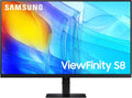 SAMSUNG 27' ViewFinity S8 (S80D) Series 4K UHD High Resolution Computer Monitor, HDR10, Multiple Ports w/ HDMI, DisplayPort, USB-A, Height Adjustable Stand, LS27D806EANXGO, 2024, 3Yr Warranty