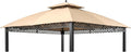 Garden Winds Reinforced Replacement Canopy Top Cover Compatible with The L-GZ1188PST-A Oakmont 10' x 12' Gazebo, Classic Sand, Riplock 350