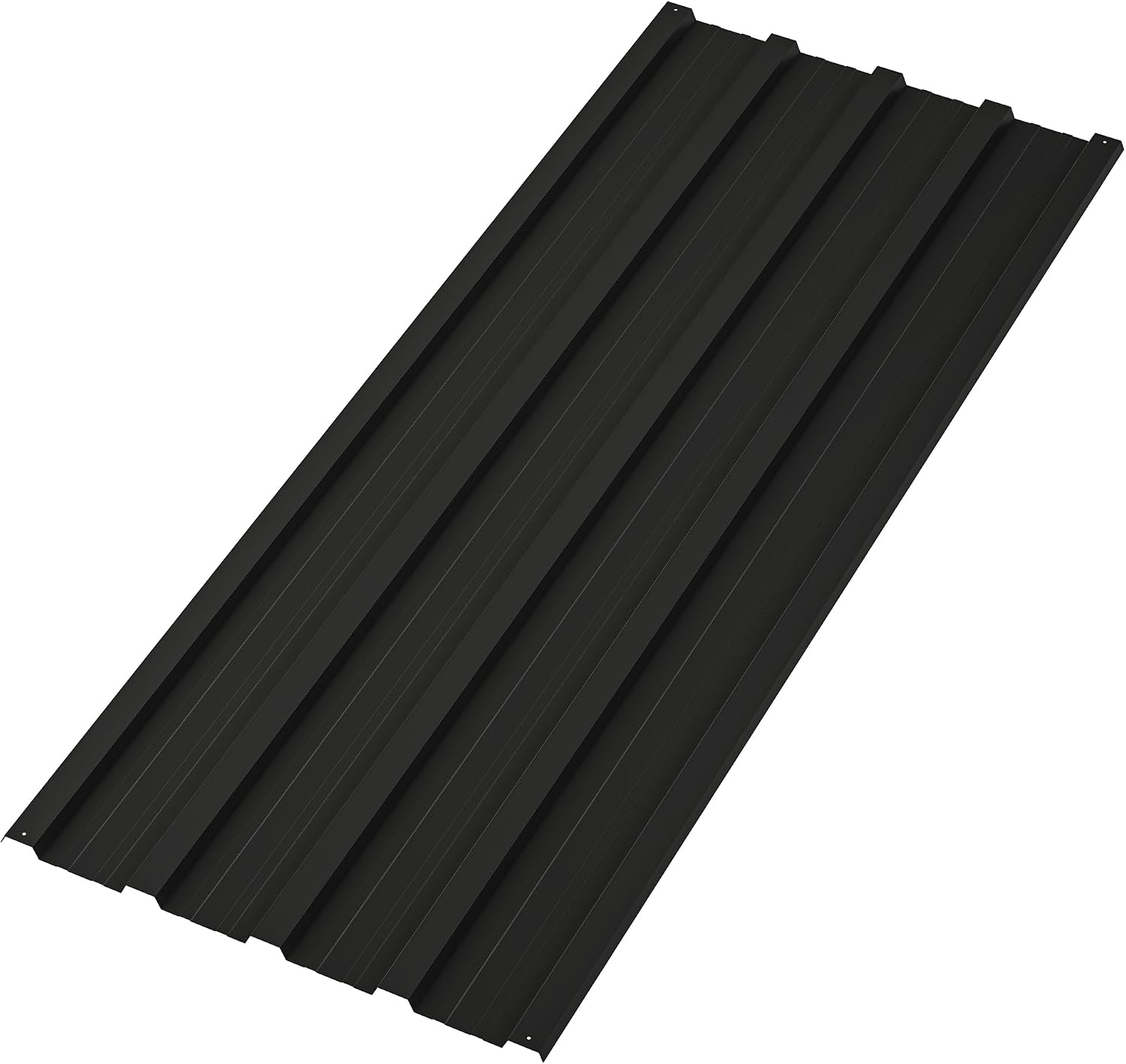 Roof Panels 20 pcs L42.52×W16.77 inch Galvanized Steel, Metal Corrugated Tin Roofing Panels Gazebo Top Cover Heavy Duty Roof Replacement for Patio Outdoor Garden, Black