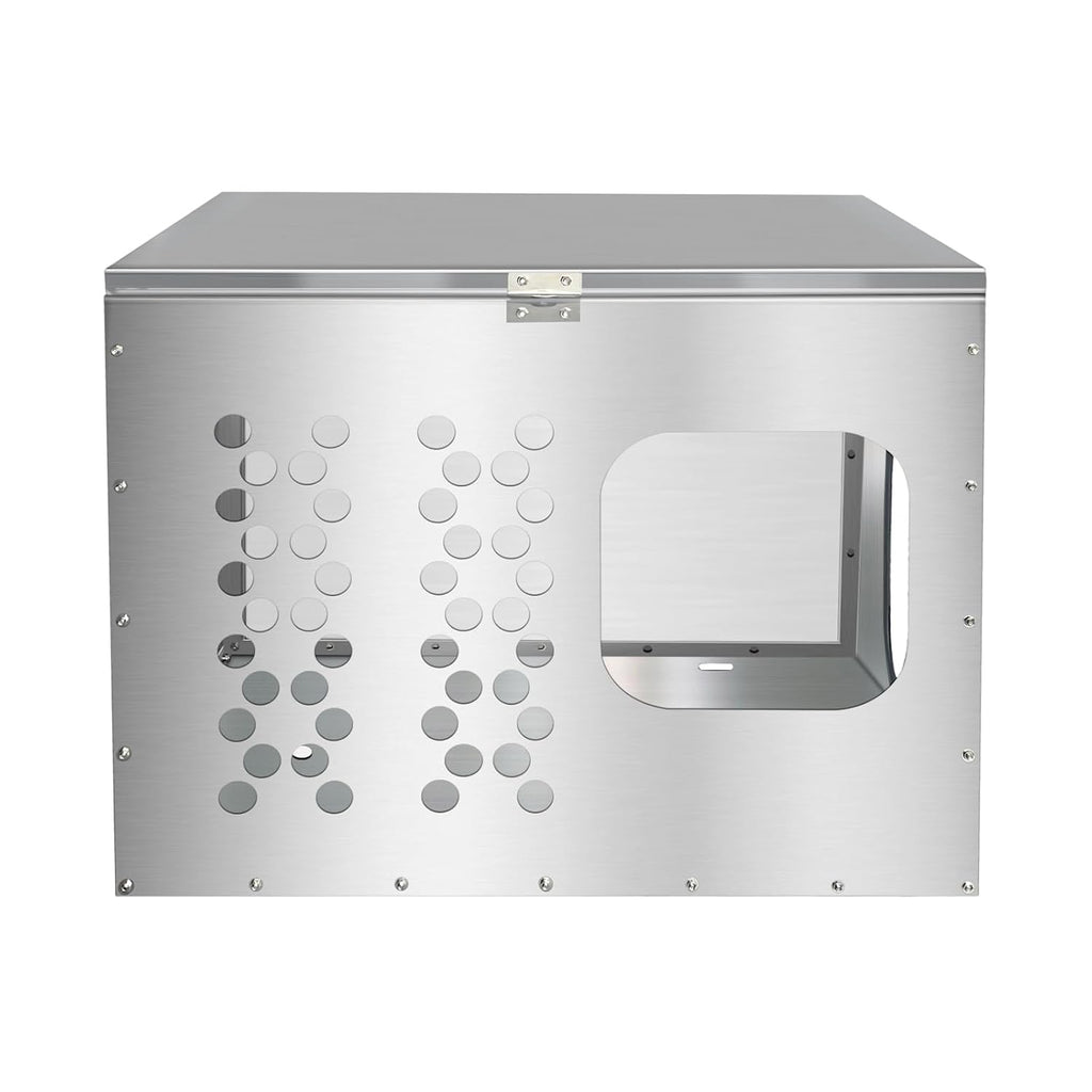 Stainless Steel Generator Box for Outside/RV/Truck/Trailer, Outdoor Generator Storage Box Enclosure (28'x22'x22')