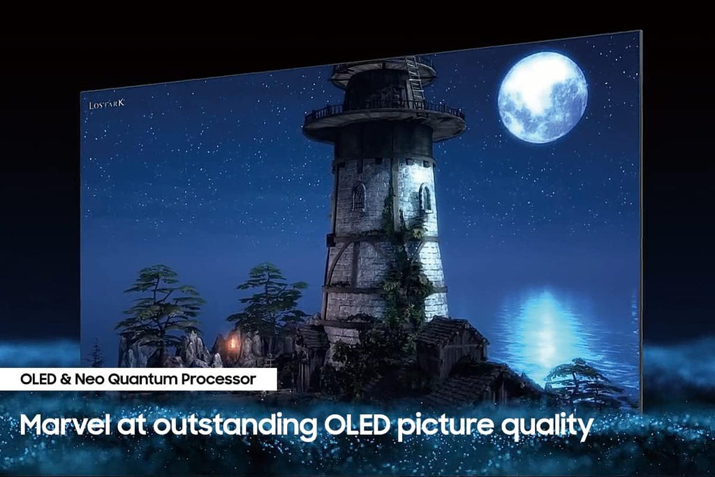 Samsung (Refurbished) 34-Inch Odyssey G85SB Series QD-OLED Ultra WQHD Curved Gaming Monitor, 175Hz, 0.03ms, DisplayHDR True Black 400, AMD FreeSync Premium Pro (Renewed)