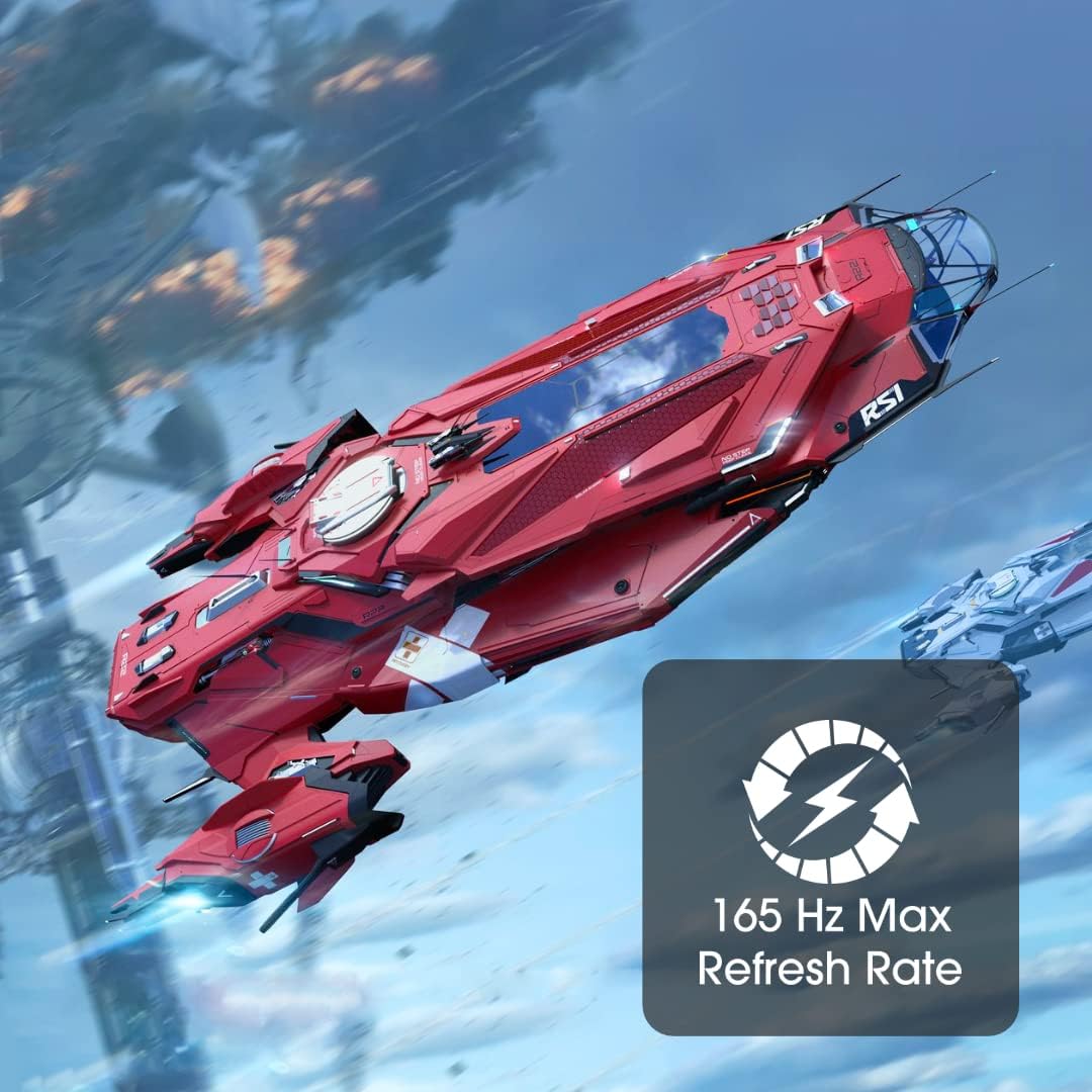 Sceptre 27-inch FHD 1080p IPS LED Gaming Monitor 1ms HDMI x3 DisplayPort up to 144Hz AMD FreeSync Premium Build-in Speakers, Edgeless Machine Black (E275B-FPN168)