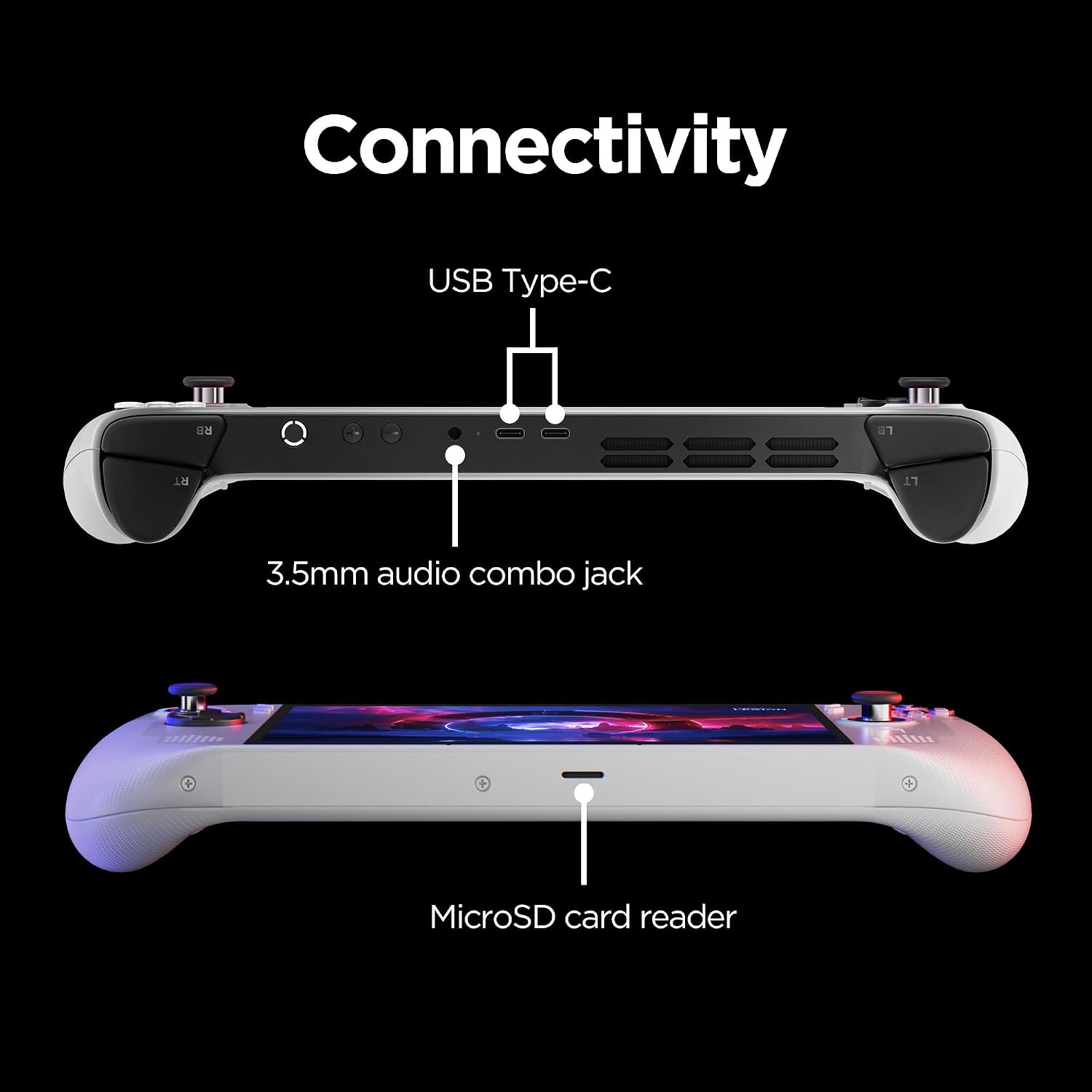 Lenovo Legion Go S - 2025 - Mobile Gaming Console - AMD Radeon graphics - 8' PureSight IPS Display - 120Hz - AMD Ryzen™ Z2 Go - 16GB Memory - 512GB Storage - Glacier White - Free PC Game Pass