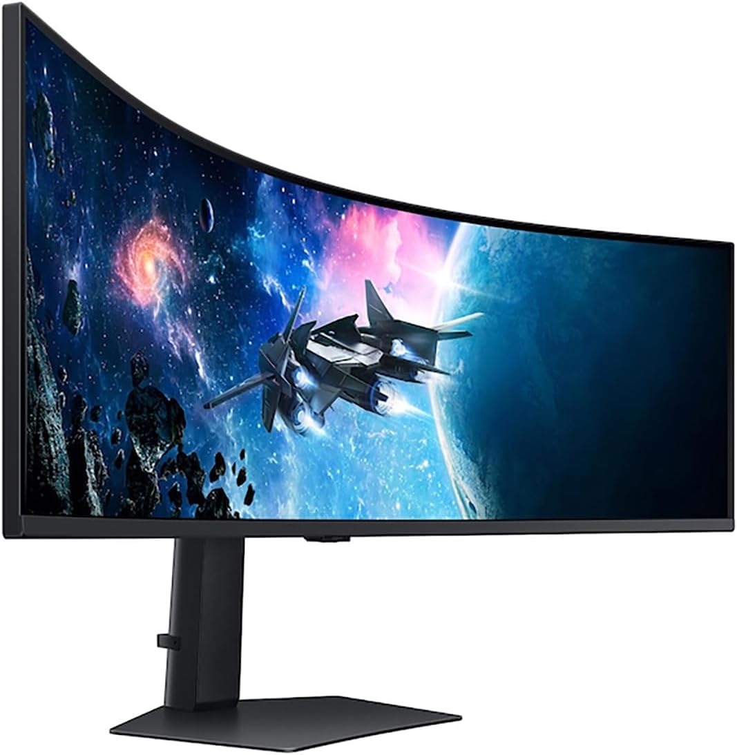 Samsung 49' Odyssey G9 G95C DQHD 240Hz DisplayHDR 1000 Curved Gaming Monitor Bundle with Tech Smart USA Elite Suite 18 Standard Editing Software Bundle + 1 Year CPS Enhanced Protection Pack