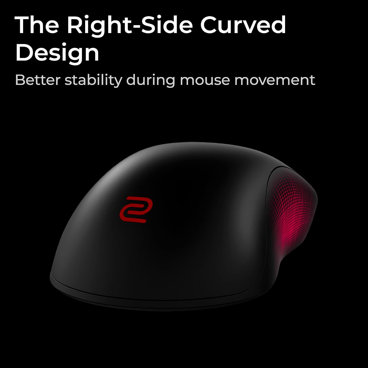 BenQ Zowie U2-DW 4K Wireless Mouse for Esports, Sports Science, 4K Enhanced Receiver, 60g, Symmetrical, Driverless, 3950 Sensor, 4K Polling Rate Wireless Mouse (U | 3950 Sensor | Symmetrical)
