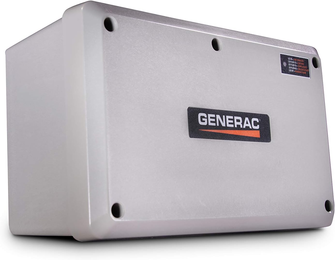 Generac 7006 100 Amp Load Manager - Efficient Load Prioritization and Wire-Free Technology for Reliable Power Management - Lock-Feature and LED Status Display for Convenient Operation - Gray
