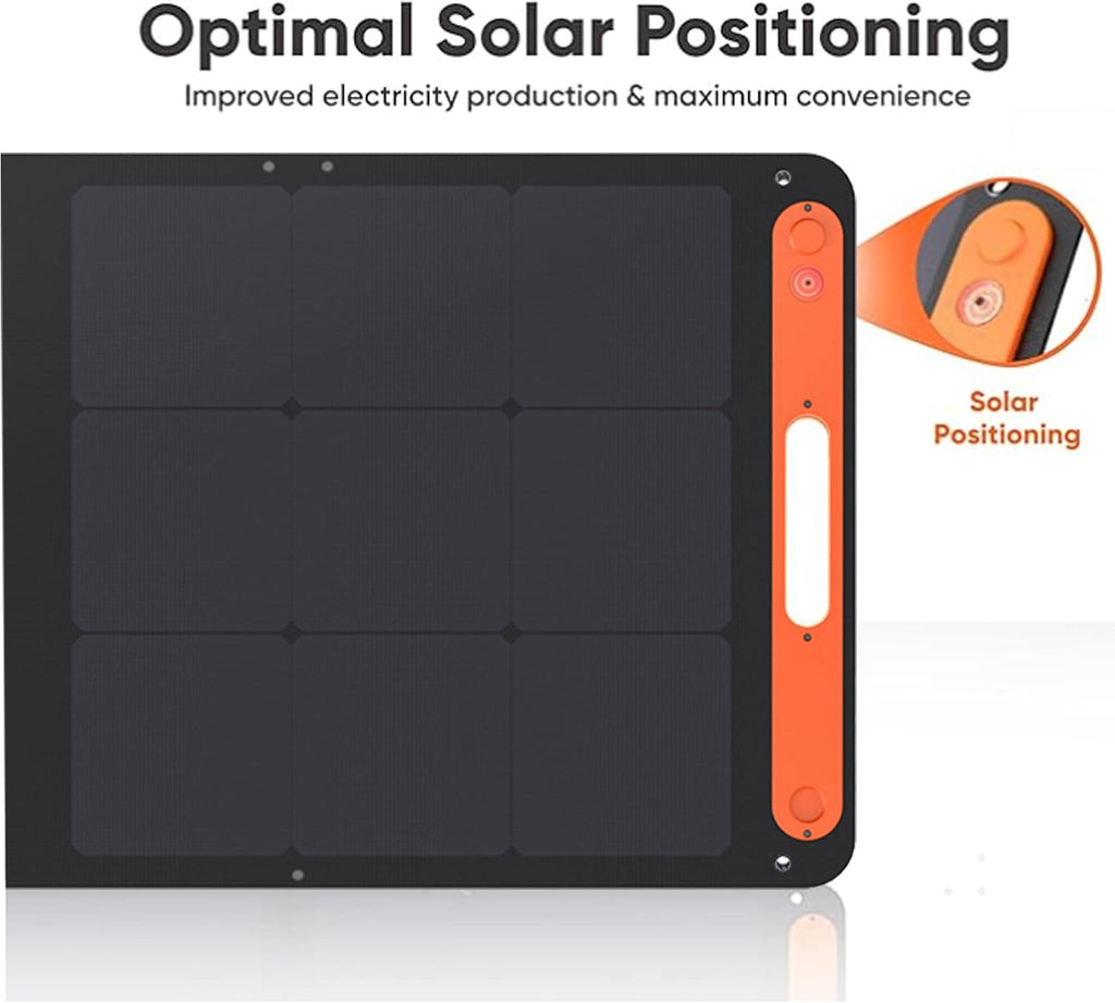 Jackery SolarSaga 200W Portable Solar Panel,IP68 Foldable Bifacial Solar Panels,Compatible with Jackery Explorer Power Station and Solar Generator,for Rooftops Outdoor Camping Off-Grid and RVs