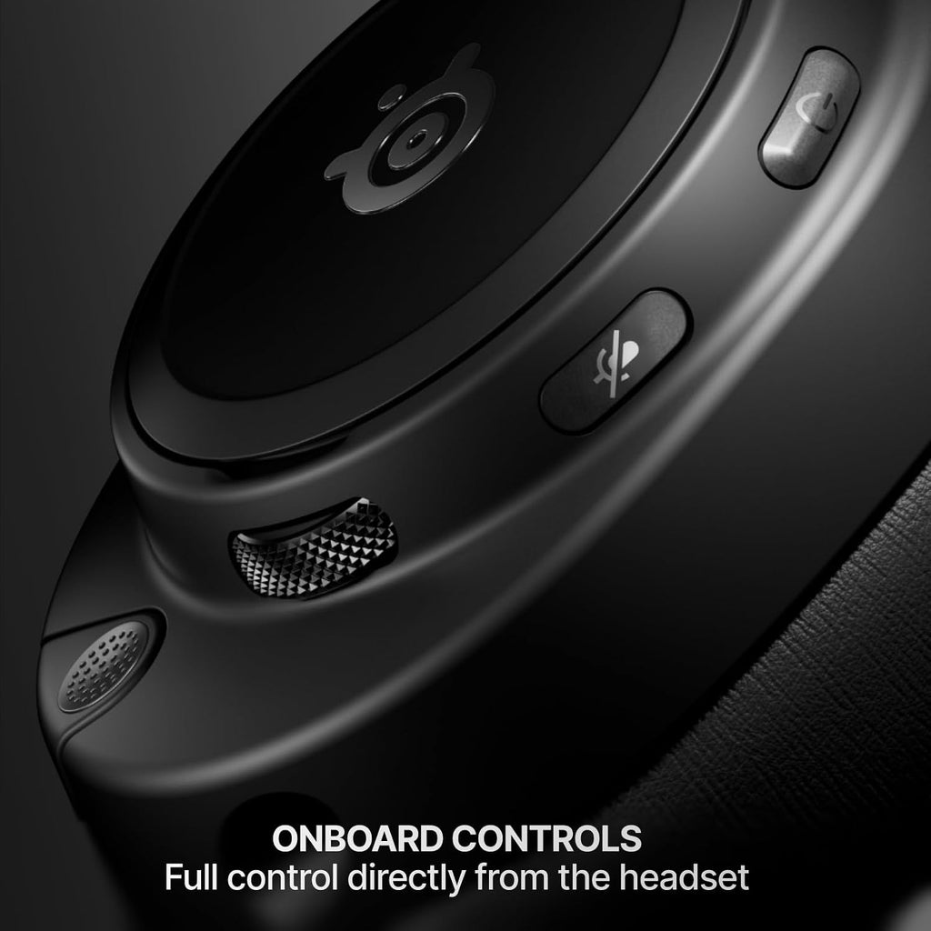 SteelSeries Arctis Nova Elite - Hi-Res Wireless Gaming Headset — 96kHz/24bit — Carbon Fiber Speakers — ANC — AI Noise Rejection — App — 2.4GHz + BT — Multi-Source Mix — OmniPlay PC+PlayStation+Xbox