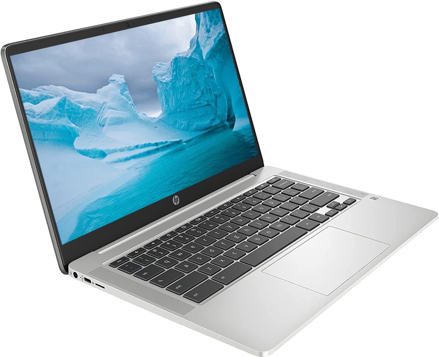 HP Chromebook Laptop • 14 Inch Display • Intel Celeron N4120 Processor • 8GB RAM • 128GB eMMC • Intel UHD Graphics 600 • WiFi • Bluetooth • Backlit Keyboard • Chrome OS • Modern Gray (Renewed)