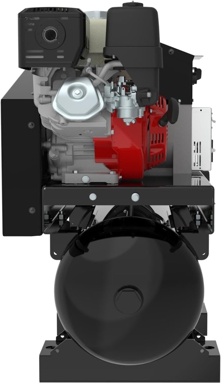 Campbell Hausfeld 3-in-1 Compressor Generator Welder Combo, Honda GX390 Gas Engine, 5000W, 200A, 30 Gallon Tank, 175 PSI, Truck Mount, Black