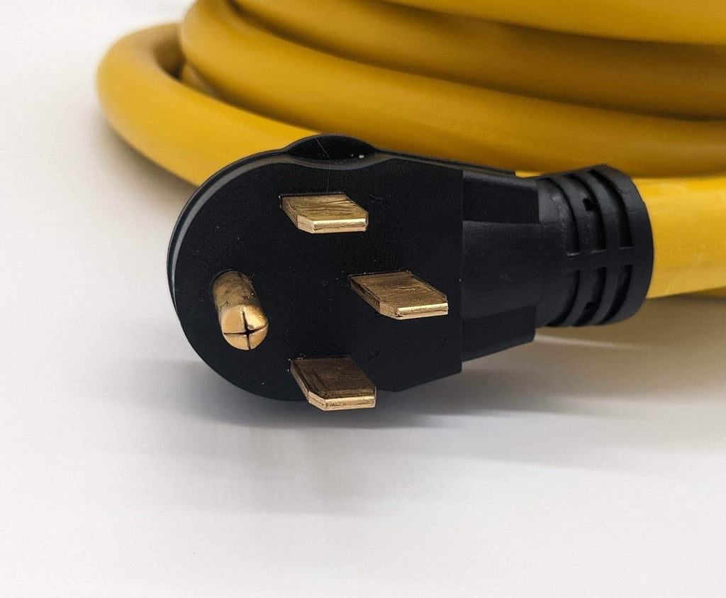 Connecticut Electric 50 Foot Generator Power Extension Cord, 50 Amp, 4 Prong, NEMA 14-50P to SS2-50R (CS6364)