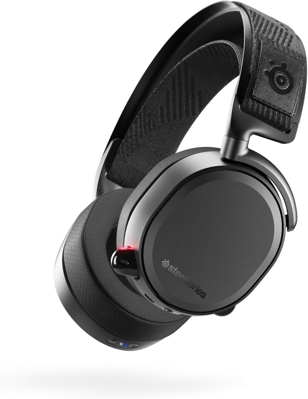 SteelSeries Arctis Pro Wireless Gaming Headset - High Fidelity 2.4 GHz Wireless - Mixable Bluetooth - Non-Stop Dual Battery - OLED Base Station - AI Noise Canceling Mic - PC, PS5, PS4, Mobile - Black