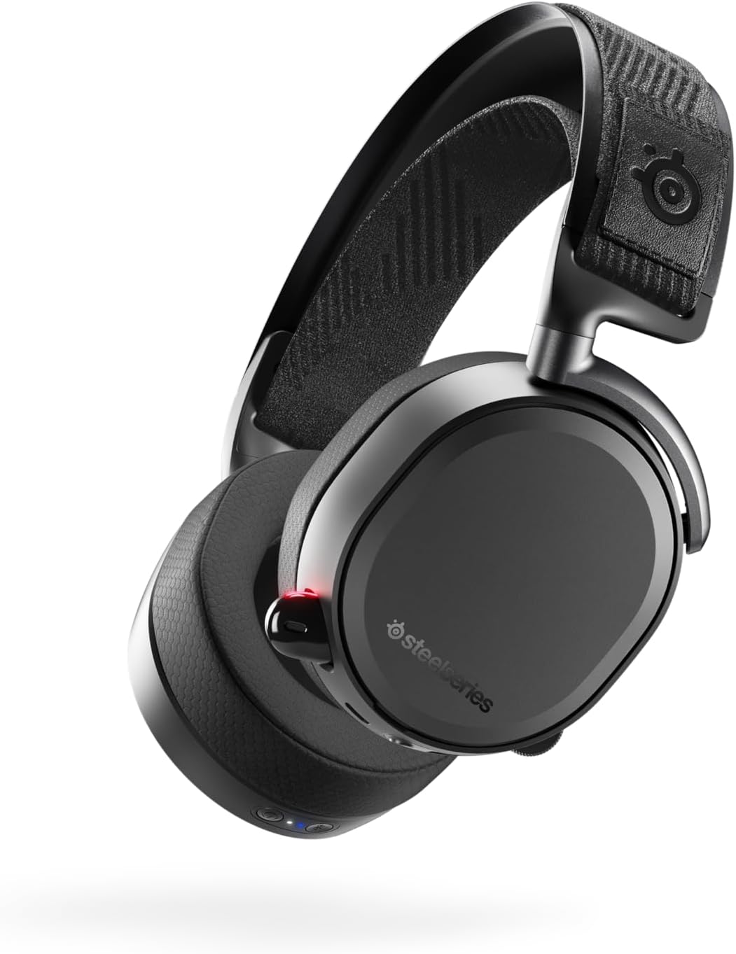 SteelSeries Arctis Pro Wireless Gaming Headset - High Fidelity 2.4 GHz Wireless - Mixable Bluetooth - Non-Stop Dual Battery - OLED Base Station - AI Noise Canceling Mic - PC, PS5, PS4, Mobile - Black