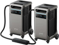 Anker SOLIX F3800 12000W Generators for Home Use, 7680wh Power Station with Double Power Hub, Lifepo4 Power Station, Solar Generator for Home Use, Power Outages, Emergency