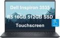 Dell Inspiron 15 15.6' Laptop (FHD Touchscreen, AMD Ryzen 5 7530U, 16GB RAM, 512GB PCIe SSD, (6-Core Beat i7-1165G7)) Numeric Keypad, Webcam, 2023 Inspiron 3000 3535, Win 11 Home, Carbon Black