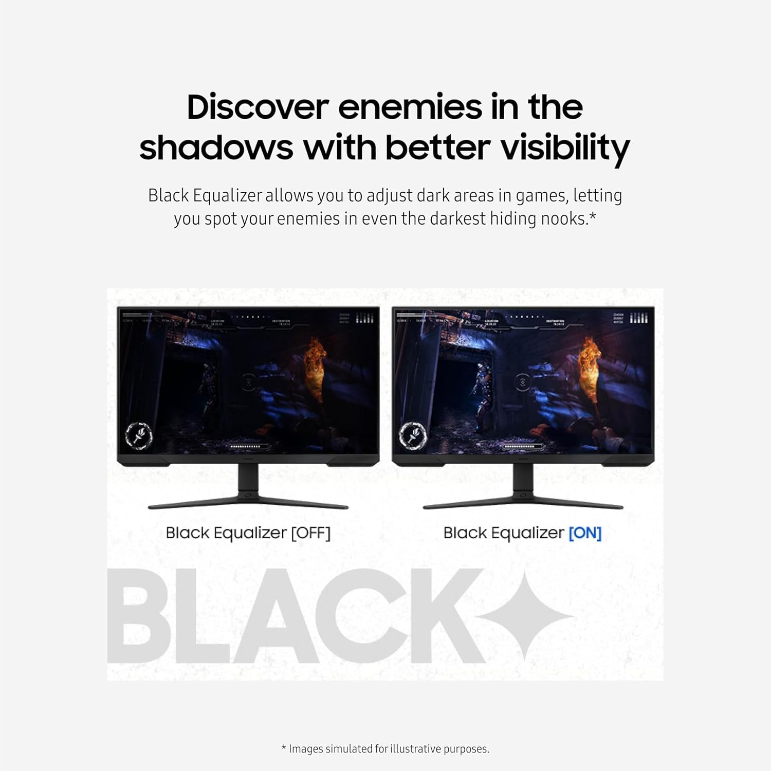 Samsung 24-Inch FHD Odyssey Gaming Monitor, 1ms, 180Hz, AMD FreeSync, Eye Saver Mode, Adjustable Stand, Black Equalizer, Virtual Aim Point, Flicker-Free, W/HDMI