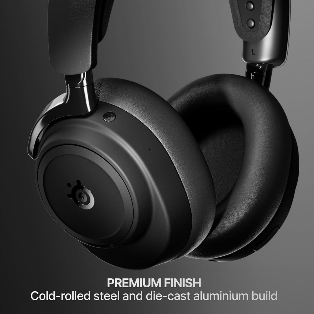 SteelSeries Arctis Nova Elite - Hi-Res Wireless Gaming Headset — 96kHz/24bit — Carbon Fiber Speakers — ANC — AI Noise Rejection — App — 2.4GHz + BT — Multi-Source Mix — OmniPlay PC+PlayStation+Xbox