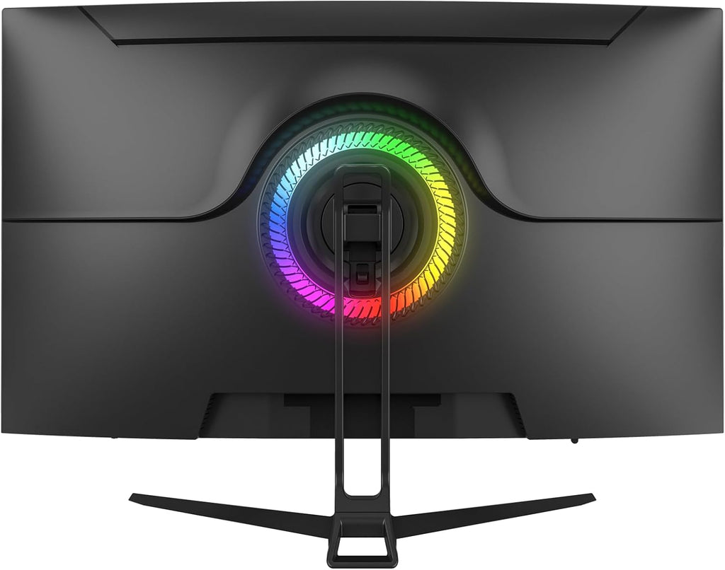 CRUA 32' Curved Gaming Monitor, 4k UHD(3840 * 2160P) VA Screen, 1500R, 144Hz/160Hz Computer Moniter, Supports AMD Freesync, 120% sRGB, Built-in Speakers, Wall Mountable Installs(HDMI 2.1/DP 1.4)-Black