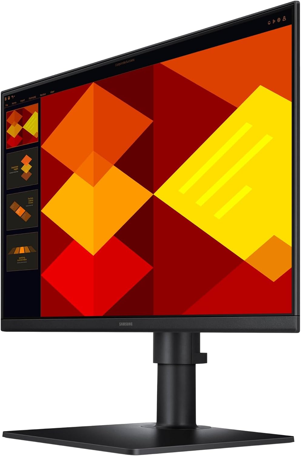 Samsung 22' (S40GD) Borderless Business Monitor with IPS Panel, 100Hz Refresh Rate, Eye Saver Mode, Ergonomic Design, Game Picture Mode, LS22D402GANXGO