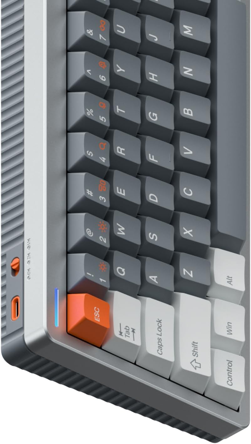 nuphy Halo65 HE Rapid Trigger Gaming Keyboard, 65% Layout 67 Keys Wired Magnetic Switches Keyboard, Hall Effect Keyboard, Hyper-Fast Adjustable Actuation, RGB Hot-swappable, 8K Hz Polling Rate