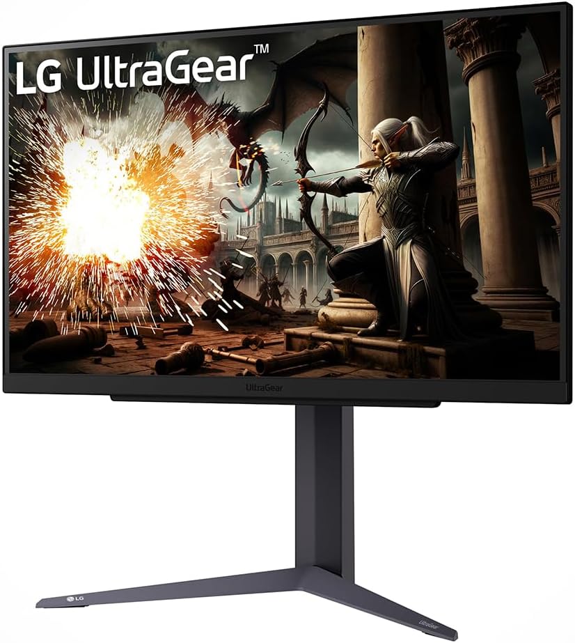LG 27GS75QX-B 27' Ultragear QHD 1440P 180Hz 1ms G-Sync Compatible IPS Gaming Monitor Bundle with Elite Suite 18, 2X HDMI Cable and Deco Gear CPS Exclusive 26 Month Protection Pack (BEACH-CPS-26M500)