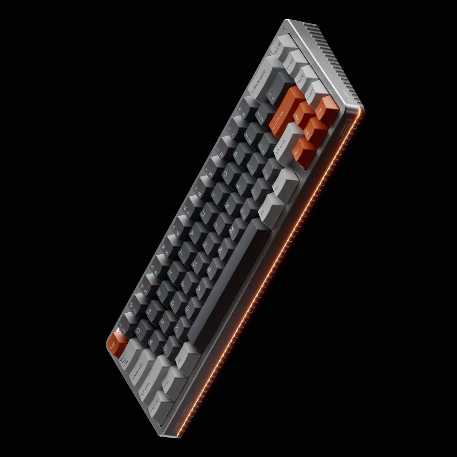 nuphy Halo65 HE Rapid Trigger Gaming Keyboard, 65% Layout 67 Keys Wired Magnetic Switches Keyboard, Hall Effect Keyboard, Hyper-Fast Adjustable Actuation, RGB Hot-swappable, 8K Hz Polling Rate