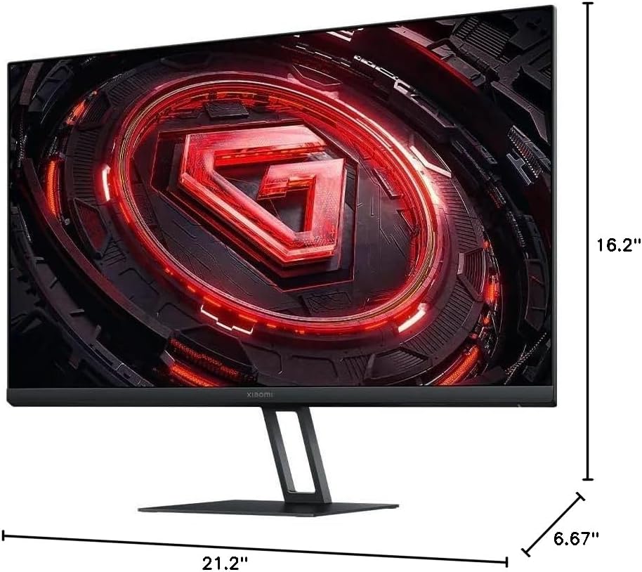 XIAOMI Gaming Monitor G24i, FHD 1920×1080 99% sRGB, Fast IPS 180Hz 1ms, AMD Freesync, 178 Viewing Angle, HDMI 2.0 ×1 DP 1.4×1, Black