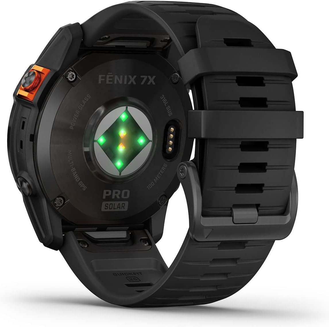 Garmin Fenix 7X Pro Solar (Slate/Black) Multisport GPS Smartwatch Gift Box Bundle - Training, Sleep/Health Tracking - Includes PlayBetter Screen Protectors, Adapter, Charger & Case
