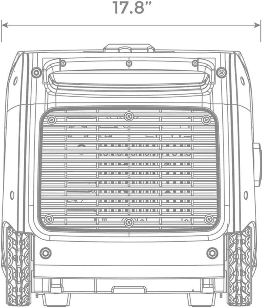 FIRMAN W03082 Inverter Portable Generator 3300W Electric Start, Whisper Series Quiet Power Supply, Parallel Ready RV Ready 120V, Camping, Tailgating, Outdoor Recreation, Emergency Backup Use