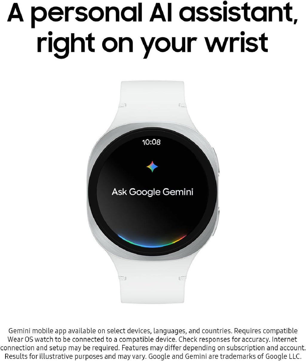 Samsung Galaxy Watch 8 (2025) 44mm Bluetooth Smartwatch, Cushion Design, Fitness Tracker, Sleep Coaching, Running Coach, Energy Score, Heart Rate Tracking, Graphite [US Version, 2 Yr Warranty]