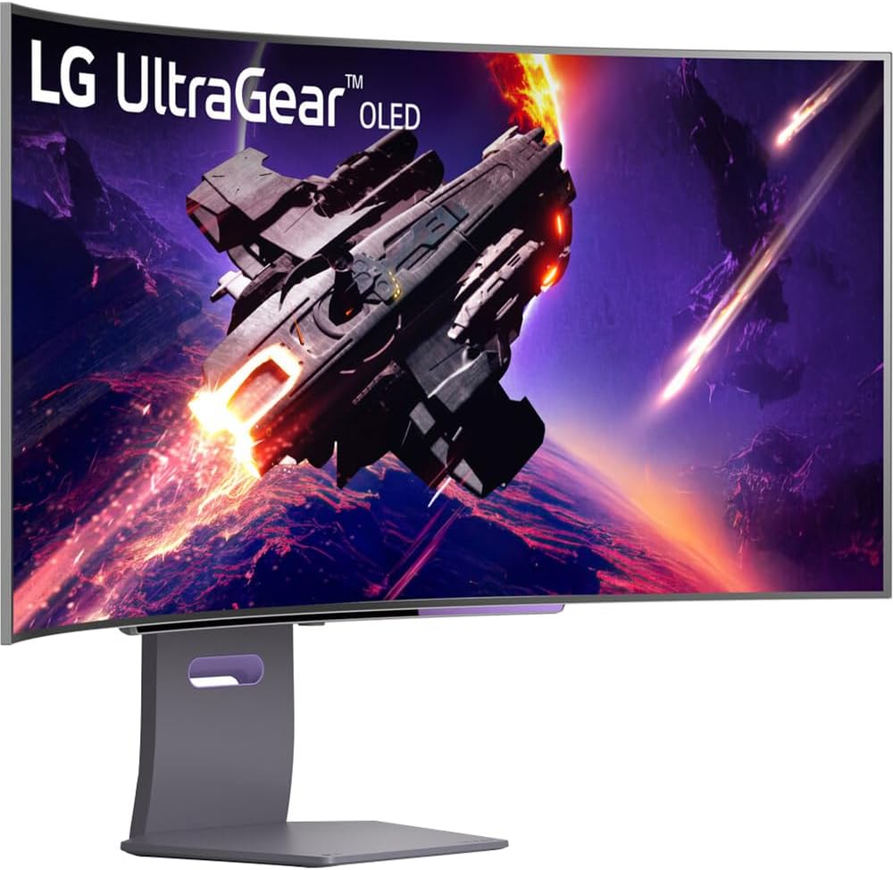 LG 45 inch Ultragear 1440p 240 Hz OLED Curved Gaming Monitor Bundle with Tech Smart USA Elite Suite 18, 2X HDMI Cable & Deco Gear CPS Exclusive 26 Month Protection Pack (BEACH-CPS-26M2000)
