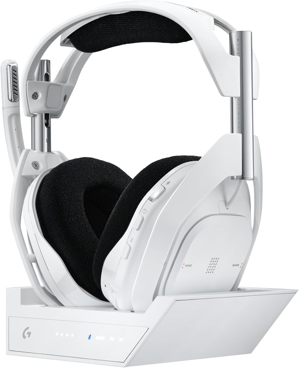 Logitech G Astro A50 X Omni-Platform Wireless Gaming Headset + Base Station for PS5, Xbox, PC - White