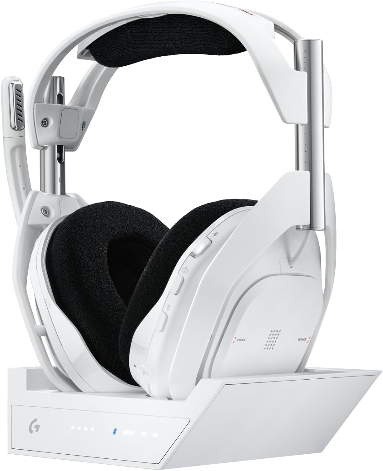 Logitech G Astro A50 X Omni-Platform Wireless Gaming Headset + Base Station for PS5, Xbox, PC - White