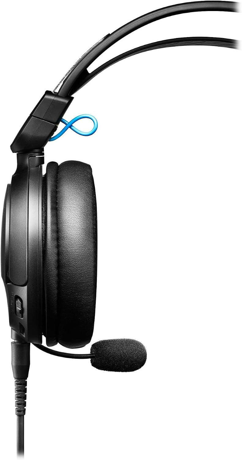 Audio-Technica ATH-GL3BK Closed-Back Gaming Headset, Black