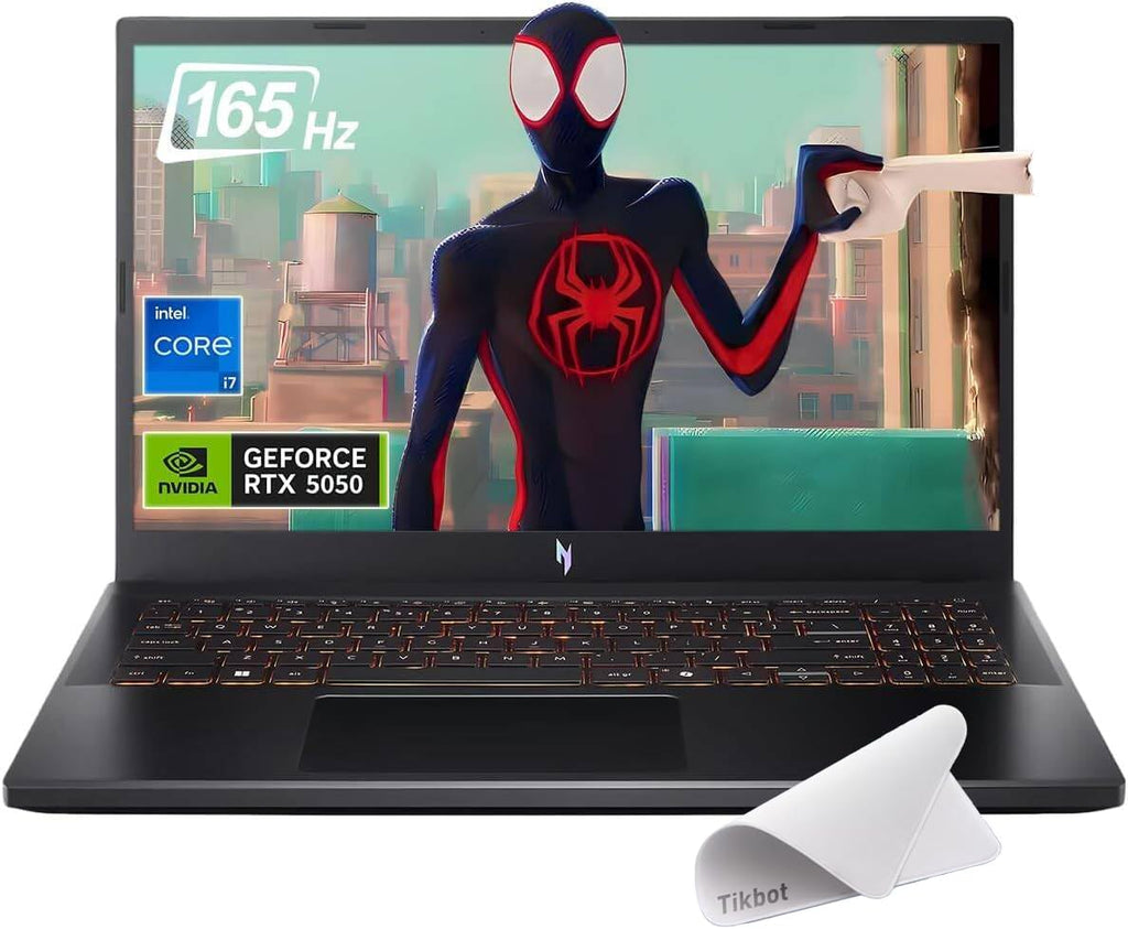 Acer Nitro V 15.6' Gaming Laptop，FHD IPS 165Hz Display, Intel Core i7-13620H, NVIDIA GeForce RTX 5050，Windows 11 Home，with Mouse pad (32GB RAM | 1TB PCIe SSD)