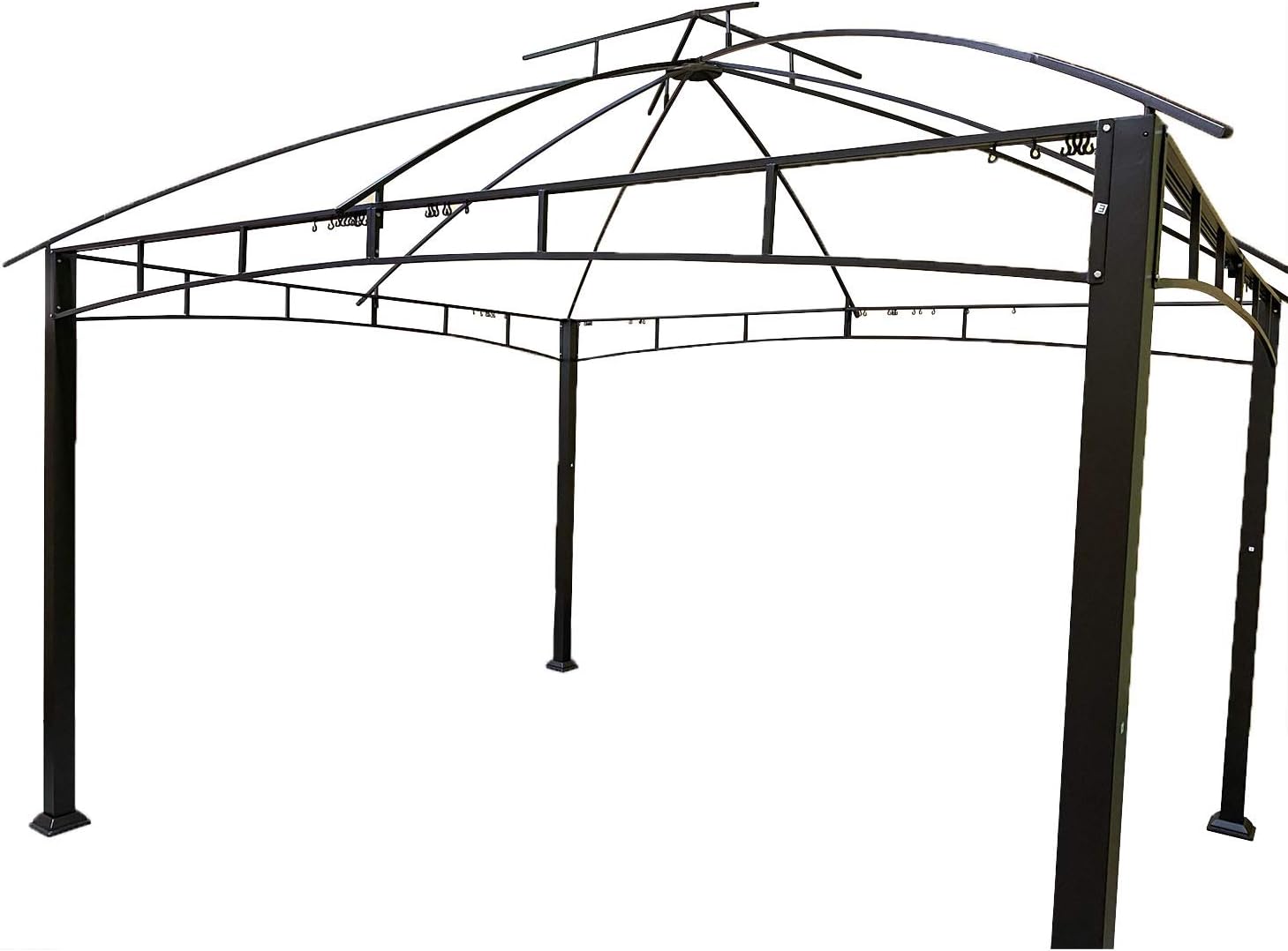 Garden Winds Replacement Privacy Curtain Set Compatible with The Brown Frame Gazebo TPGAZ2303B