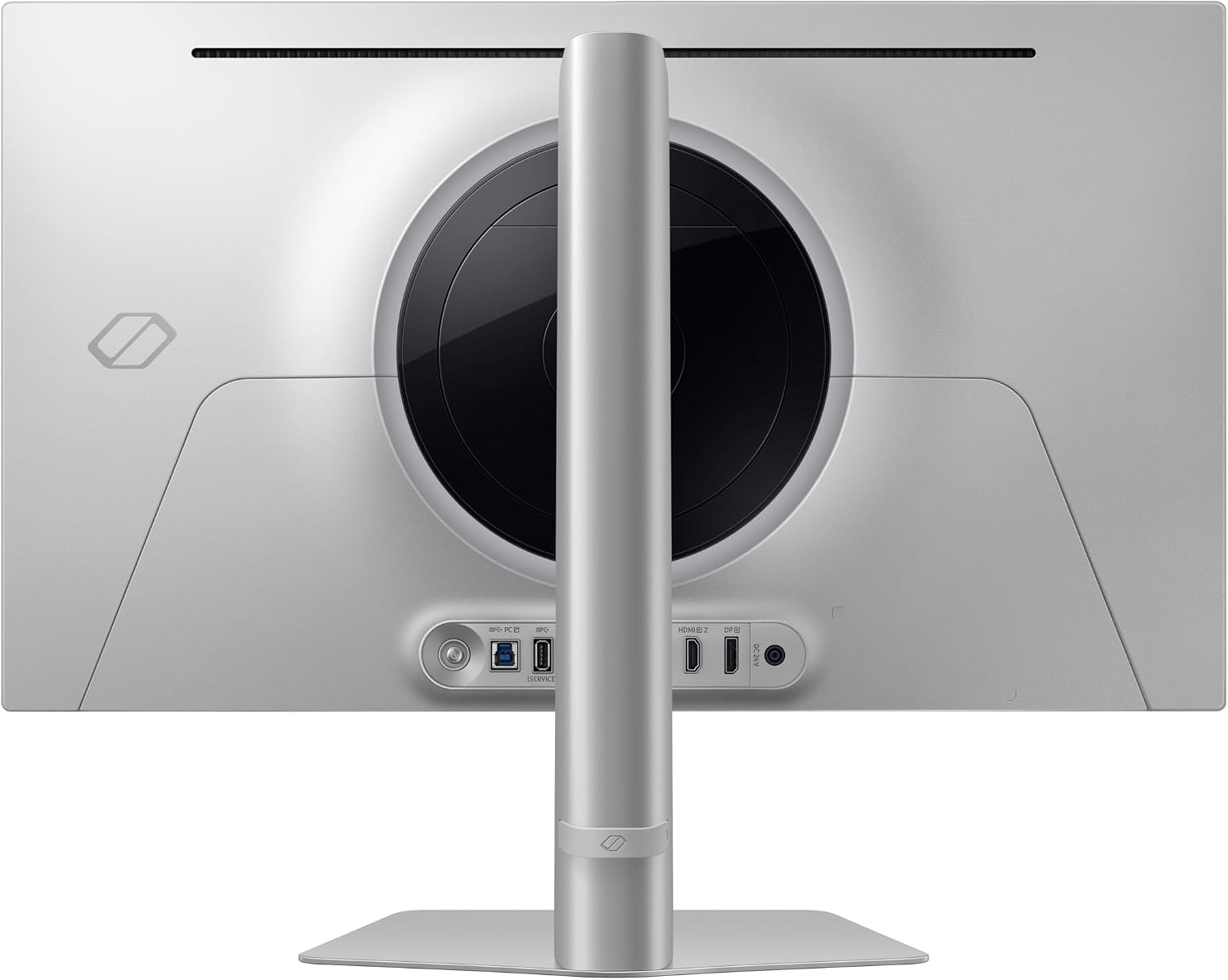 Samsung 27' Gaming Monitor G6 G61D Odyssey OLED QHD 240Hz 0.03Ms, Silver Matte, Height Adjustable and Pivot, LS27DG612SMXUE