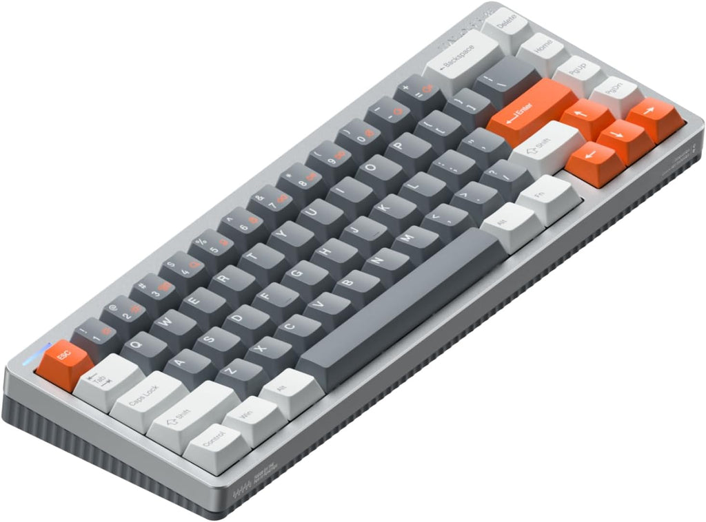 nuphy Halo65 HE Rapid Trigger Gaming Keyboard, 65% Layout 67 Keys Wired Magnetic Switches Keyboard, Hall Effect Keyboard, Hyper-Fast Adjustable Actuation, RGB Hot-swappable, 8K Hz Polling Rate