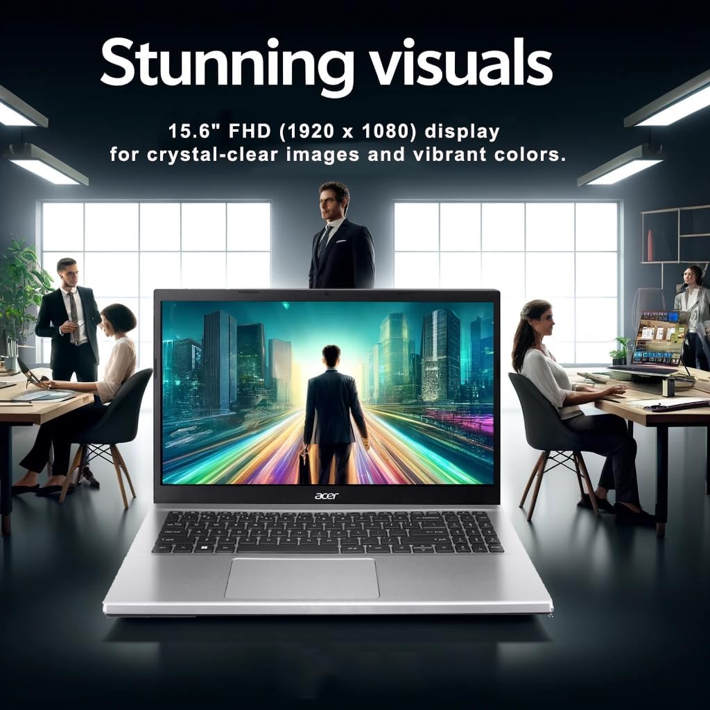 acer Aspire Premium Laptop | AMD Ryzen 7 5700U (Beats i7-1250U) CPU | 16GB RAM | 2TB SSD | 15.6' FHD Display | Fast Wi-Fi 6 | Sleek Design | Ethernet Port | AI Noise Removal | Windows 11 | WOWPC