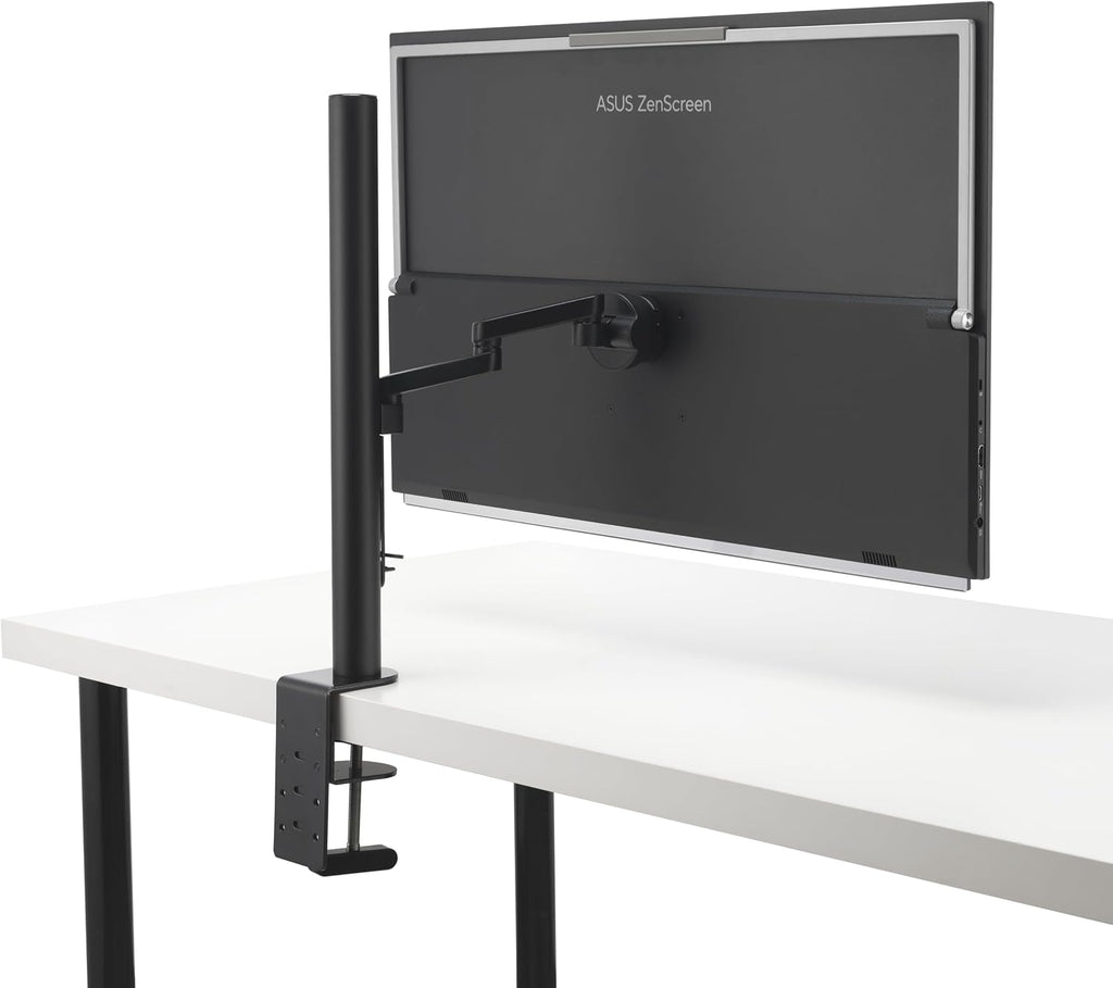 ASUS ZenScreen 27' 1440P Transportable Monitor (MB27ACF) - QHD (2560 x 1440), IPS, 100Hz, USB-C PD 70W, Speakers, Carrying Handle, Kickstand, C-clamp, Sub-woofer, 2.1 Channel Audio, 3 yr Warranty