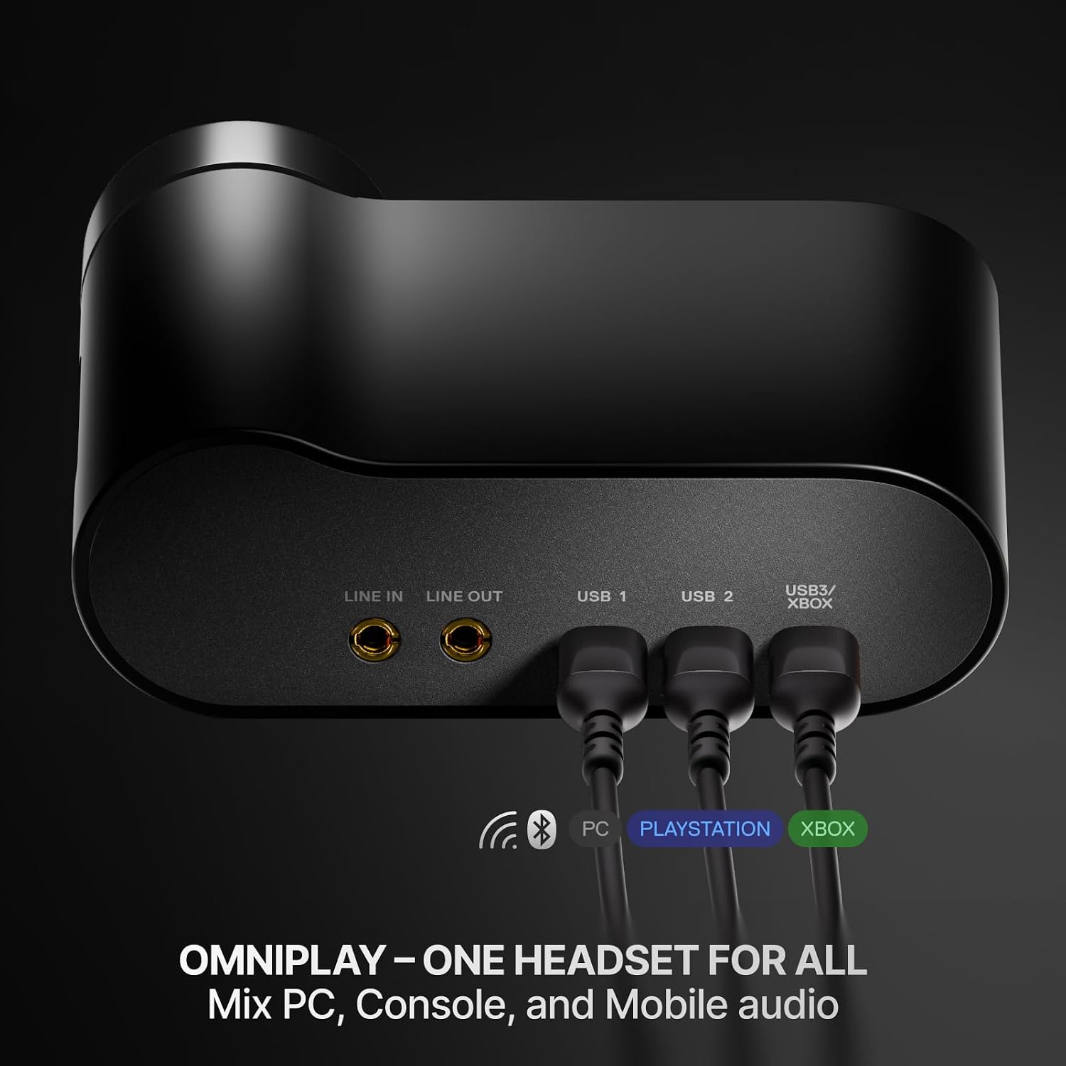 SteelSeries Arctis Nova Elite - Hi-Res Wireless Gaming Headset — 96kHz/24bit — Carbon Fiber Speakers — ANC — AI Noise Rejection — App — 2.4GHz + BT — Multi-Source Mix — OmniPlay PC+PlayStation+Xbox