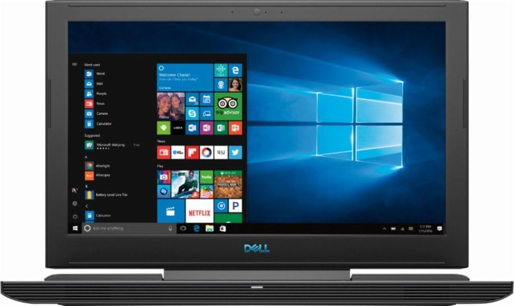 Dell G7 7588 15.6' Gaming Laptop i7-8750H 16GB RAM 1TB HDD 128GB SSD GeForce GTX 1060 6GB - 8th Gen i7-8750H Hexa-core - NVIDIA GeForce GTX 1060 6GB - in-Plane Switching Technology - Windows 10 H