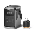 EF ECOFLOW TRAIL 200 DC Portable Power Station with Camping Lamp, 192Wh LiFePO4 Battery, 220W DC Output, Compact Power Bank for Camping, Travel, Outdoors, and Emergency Use