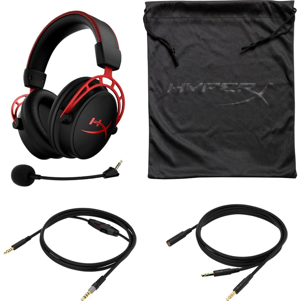 HyperX Cloud Alpha - Gaming Headset, Dual Chamber Drivers, Legendary Comfort, Aluminum Frame, Detachable Microphone & SoloCast – USB Condenser Gaming Microphone