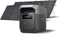 EF ECOFLOW Portable Power Station DELTA 3 MAX with 2x220W Solar Panel, 3400W X-Boost Output, Ultra-Fast 0-80% Charging in 1.13 Hr, Home Backup & RV Camping