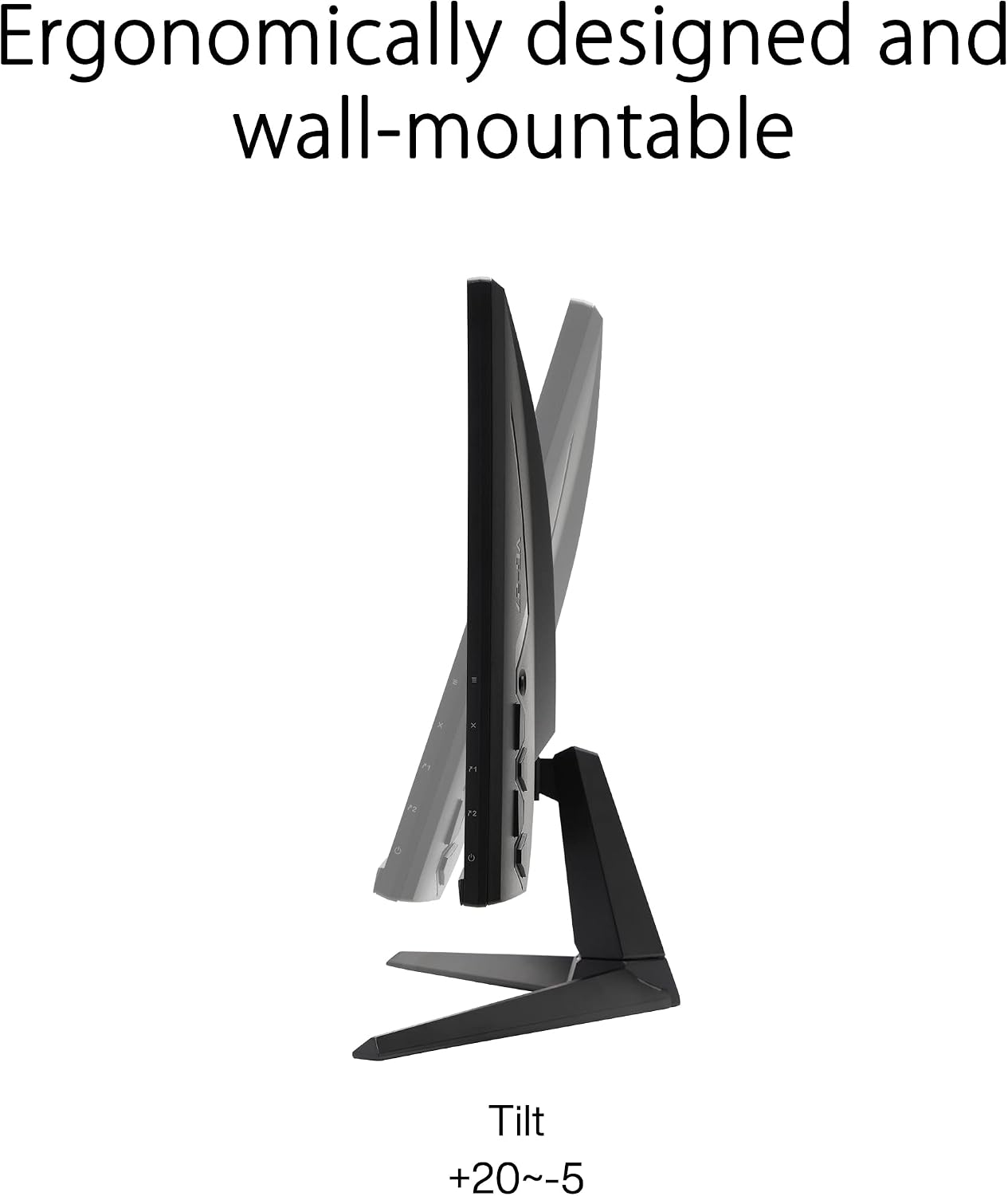 ASUS TUF Gaming 27' 1440P Monitor (VG27AQA1A) - QHD (2560 x 1440), 170Hz (Supports 144Hz), 1ms, Extreme Low Motion Blur, Freesync Premium, Eye Care, HDMI, DisplayPort, Shadow Boost, Speakers, HDR