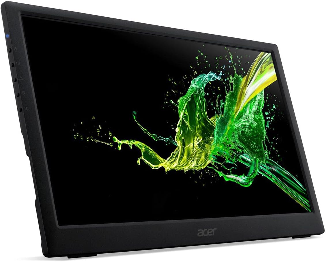 acer PM141Q biux 13.3' Full HD (1920 x 1080) IPS Portable Monitor Ultra Slim Portable Design 1 x USB 3.1 Type-C Port & 1 x Mini HDMI (USB Type-C and Mini HDMI Cable Included)