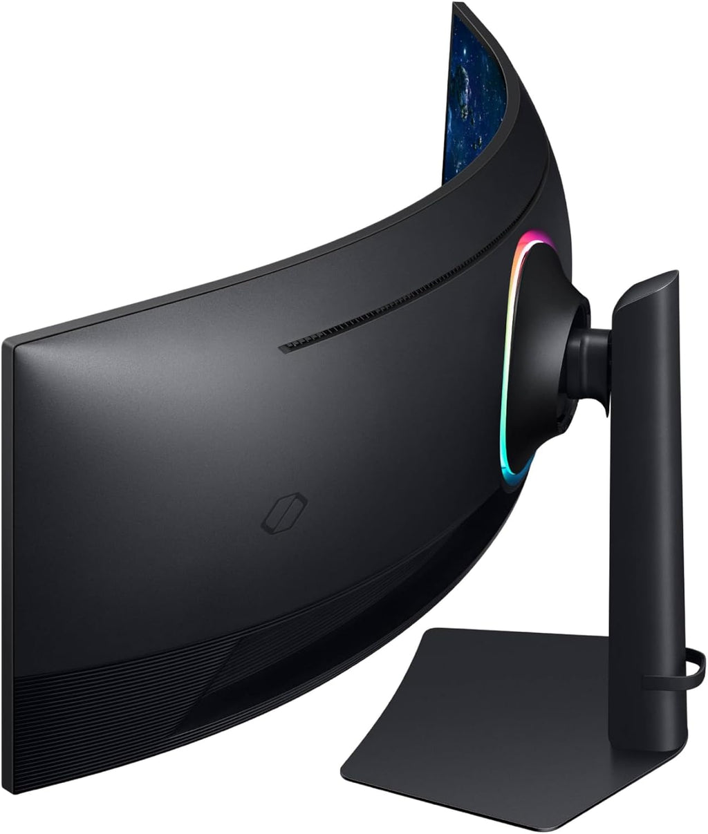 Samsung 49' Odyssey G9 Series DQHD 1000R Curved Gaming Monitor, 1ms(GtG), VESA DisplayHDR 1000, 240Hz, AMD FreeSync Premium Pro, Height Adjustable Stand, Ultrawide Screen, LS49CG954ENXZA, 2024